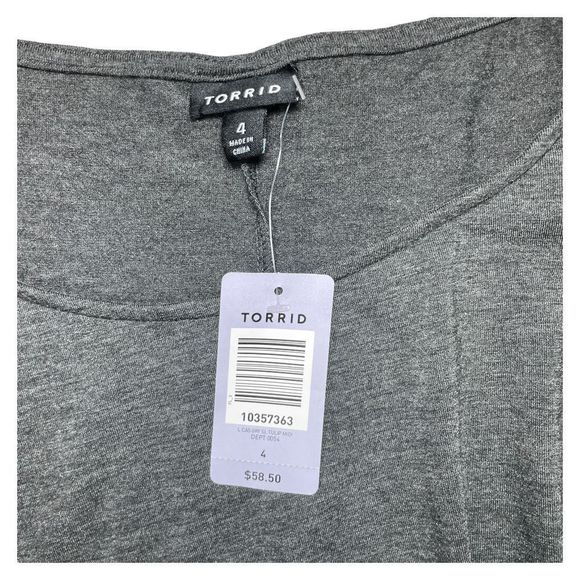 Torrid Draped Tulip Dress Size 4 - Picture 3 of 7